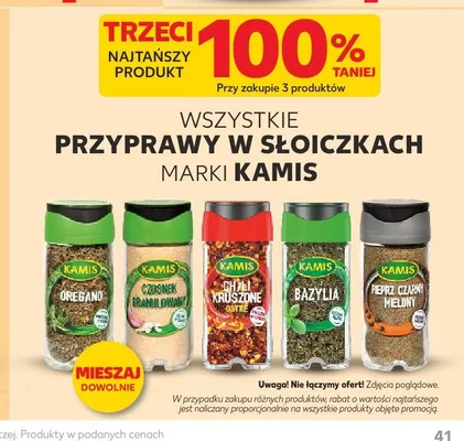 Przyprawa w słoiczku Bazylia Kamis promocja w Kaufland