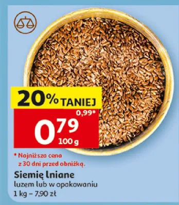 Siemię lniane promocja w Auchan