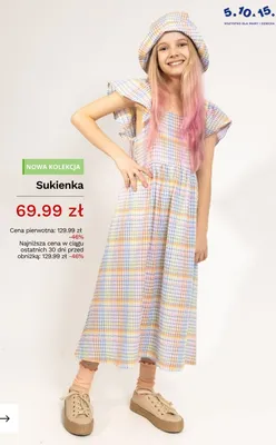 Sukienka dziecięca 5,10,15. promocja w 5.10.15