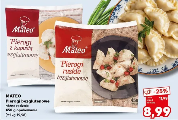 Pierogi bezglutenowe promocja w Kaufland