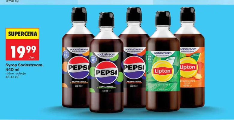 Syrop Sodastream promocja w Biedronka