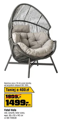 Fotel Hola promocja w OBI
