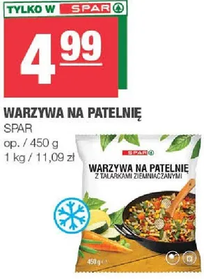 Warzywa na patelnię promocja w SPAR