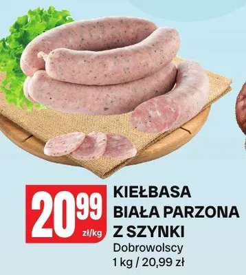 Kiełbasa biała parzona z szynki promocja w Chorten