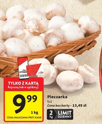 Pieczarka promocja w Intermarche