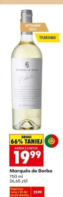 Wino Marquês de Borba promocja w Biedronka