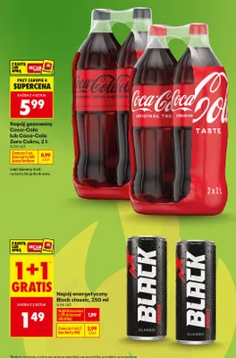 Napój gazowany Coca-Cola promocja w Biedronka