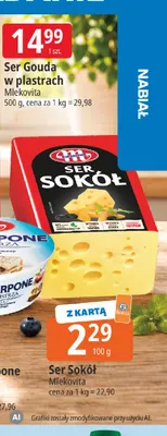Ser Sokół Mlekovita promocja w Leclerc