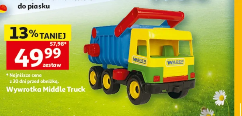 Wywrotka Middle Truck WADER promocja w Auchan