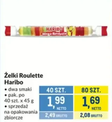 Żelki Roulette Haribo promocja w Makro