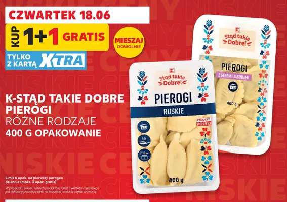 Pierogi ruskie K-Stąd Takie Dobre promocja w Kaufland