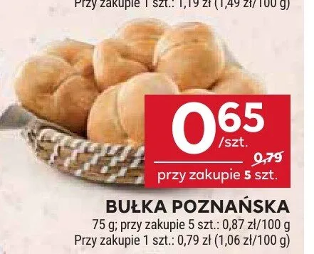 Bułka poznańska promocja w Stokrotka