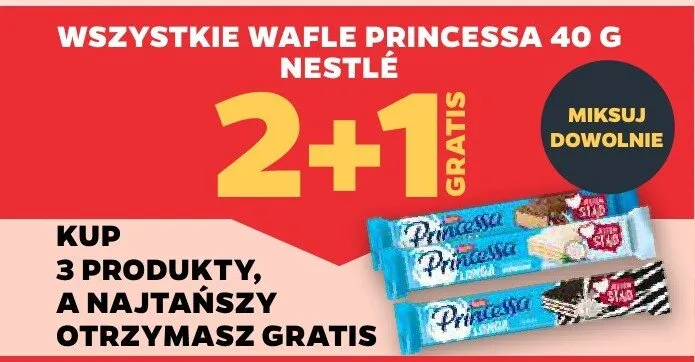 Wafel Princessa Nestlé promocja w Netto