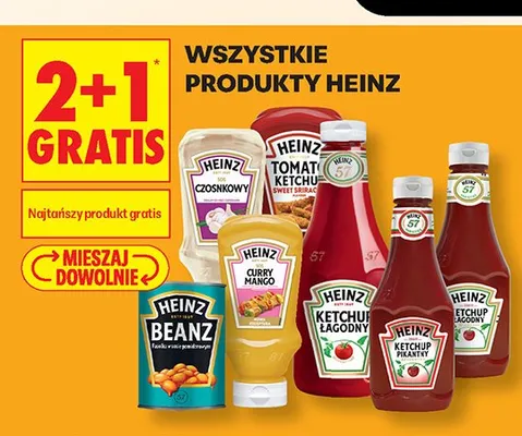 Sos czosnkowy Heinz promocja w Biedronka