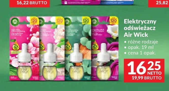 Elektryczny odświeżacz Air Wick promocja w Makro
