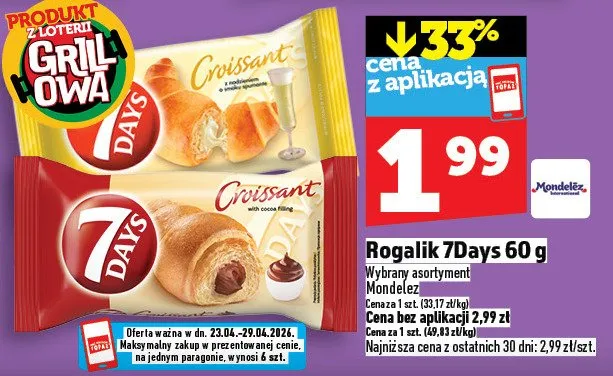 Rogalik 7Days promocja w TOPAZ