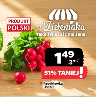 Rzodkiewka polska promocja w Netto
