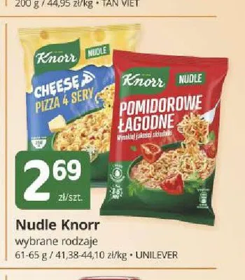Nudle Knorr cheese pizza 4 sery promocja w Marketvita
