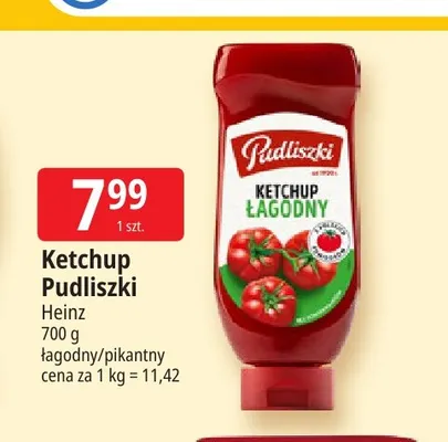 Ketchup Pudliszki pikantny promocja w Leclerc