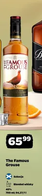 Whisky The Famous Grouse 40% promocja w Netto