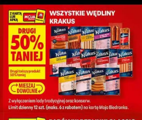 Wędliny Krakus promocja w Biedronka