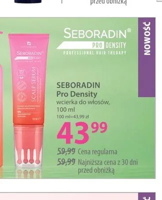 Wcierka do włosów Seboradin Pro Density promocja w Hebe
