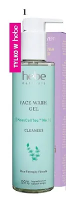 Żel do mycia twarzy Hebe Naturals Face Wash Gel promocja w Hebe
