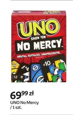 Gra karciana UNO No Mercy promocja w Empik