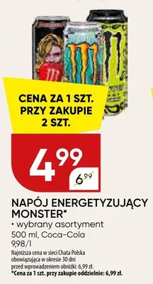 Napój energetyzujący promocja w Chata Polska