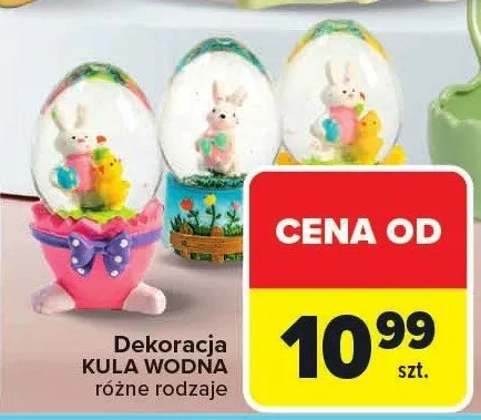 Dekoracja Kula wodna różne rodzaje promocja w Carrefour