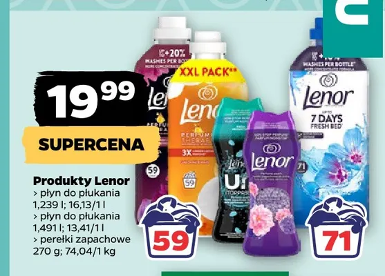 Płyn do płukania Lenor 1,491 l promocja w Netto