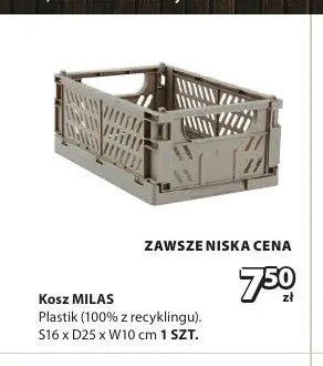 Kosz MILAS promocja w Jysk