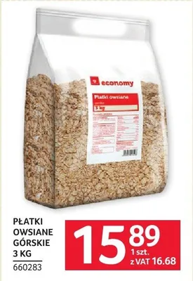 Płatki owsiane górskie 3 kg promocja w Selgros