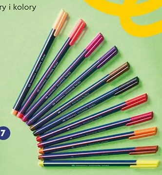 Cienkopisy trójkątne Real Madryt 18 sztuk promocja w Biedronka