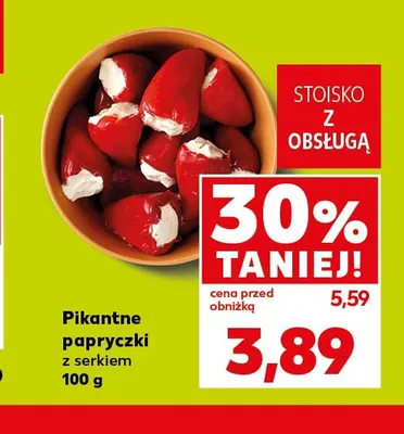 Pikantne papryczki z serkiem promocja w Kaufland