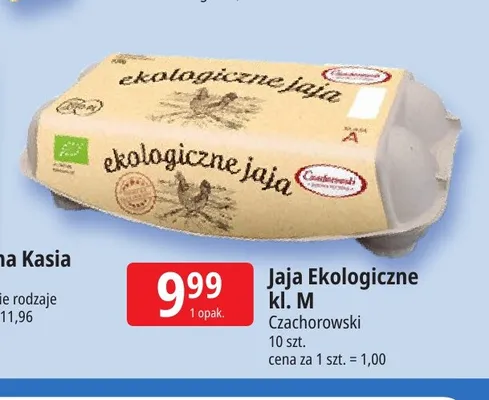 Jajka kurze Ekologiczne Czachorowski promocja w Leclerc