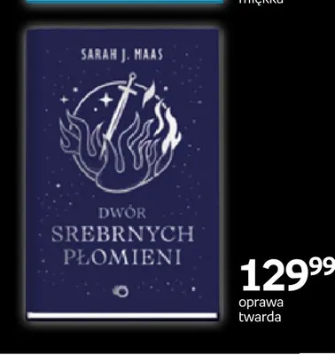 Książka Dwór Srebrnych Płomieni oprawa twarda Sarah J. Maas promocja w Empik