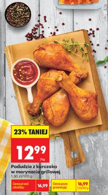 Podudzie z kurczaka w marynacie grillowej promocja w Biedronka