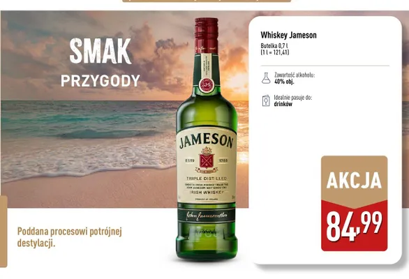 Whiskey Jameson promocja w Aldi