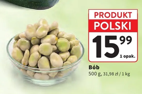 Bób polski promocja w Intermarche