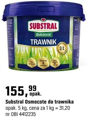 Nawóz osmocote do trawnika promocja w OBI