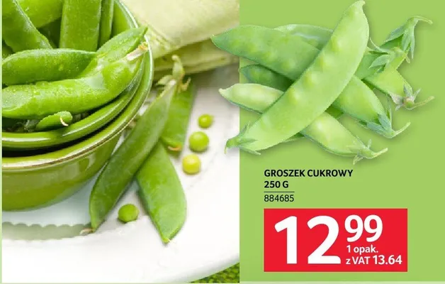 Groszek cukrowy promocja w Selgros