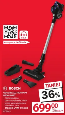 Odkurzacz pionowy BBS611MAT promocja w Selgros
