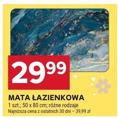 Mata łazienkowa promocja w Stokrotka