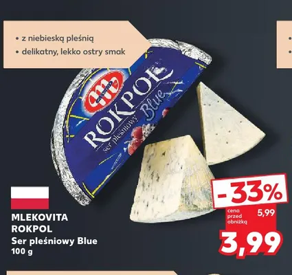 Ser pleśniowy Blue Rokpol promocja w Kaufland