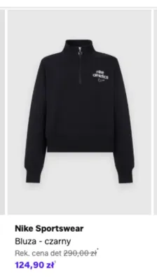 Bluza Nike Sportswear czarny promocja w Lounge by Zalando