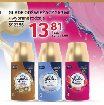 Odświeżacz powietrza Glade Relaxing Zen promocja w Selgros