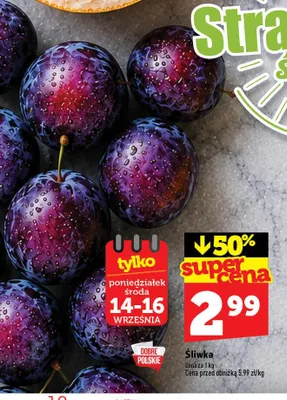 Śliwki promocja w TOPAZ