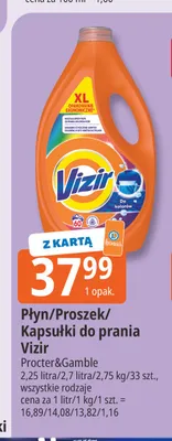 Proszek do prania Vizir promocja w Leclerc