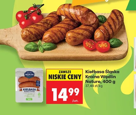Kiełbasa Śląska Kraina Wędlin Nature promocja w Biedronka